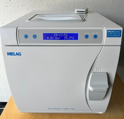 Melag Euroklav 29 VS+ Autoklav Nur 65 Chargen Standalone V. Dental ZA ...
