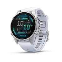 010-02903-00 Garmin fenix 8 AMOLED Steinweiss/Silber ~D~