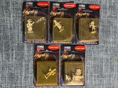 6 AD&D 2e Planescape miniatures, lot of 5 blister packs, Ral Partha, new/sealed