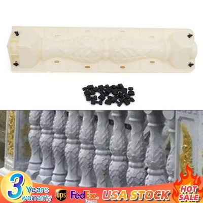 Set 1 Piece Moulds Balustrades Mold DIY 60cm for Concrete Plaster Cement Casting