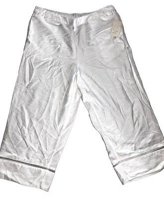 SIZE X-LARGE Pants A New Day Linen See Thru leg cropped pull-on MSRP $30.00