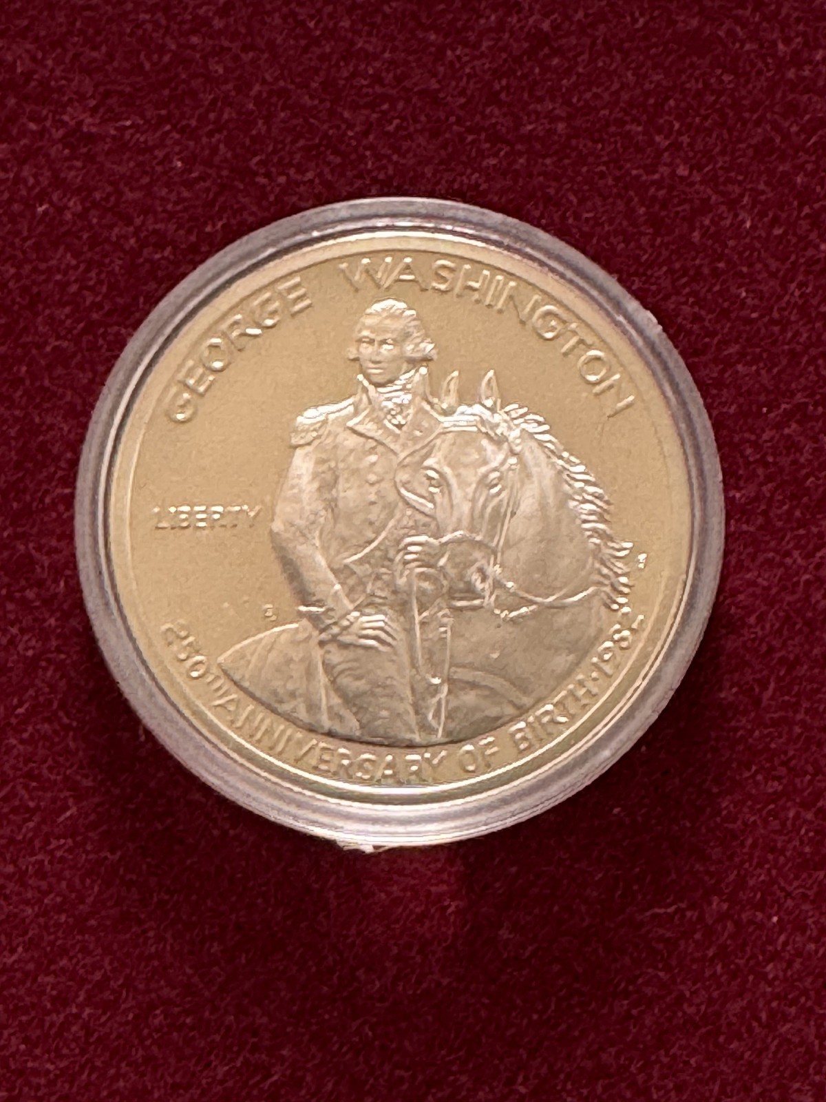 George Washington 250th Anniversary Silver Half-Dollar Coin - Proof