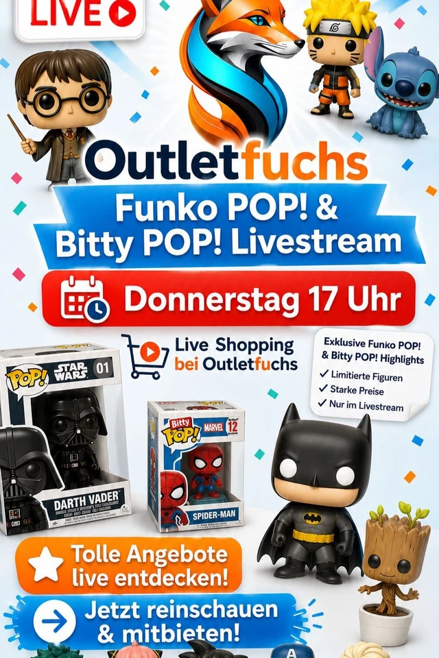 Top Deals live: FUNKO POP Bitty POP, Spielzeug, Haushalt