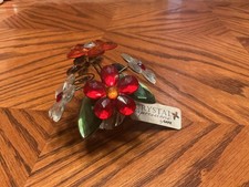 crystal expressions by Ganz,flower arrangement, 2 1/2" x 2 1/2" no box