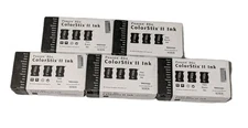 5 Sealed BOXES of NEW Tektronix ColorStix II Black Solid Ink Phaser 860 Genuine