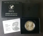 2021 W Proof $1 American Silver Eagle Dollar Type 2
