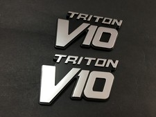 Juego de 2 emblemas de guardabarros derecho y derecho Super Duty Triton V10 1999-2004