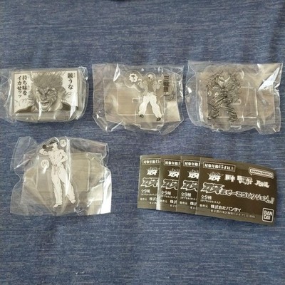 Baki Hanma Acrylic Stand Set of 4   AsoTo Collection, Mini Book x4,