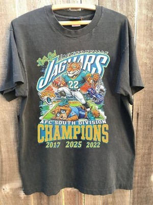 Jacksonville Jaguars Back 3 Back 2025 AFC Division Champions shirt  AN65373