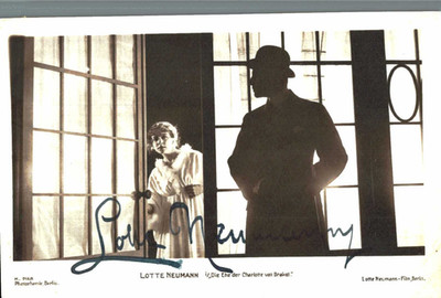 Lotte Neumann ** Original Signature on Card No. N 705 i