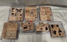 Stamping Up RETIRED Wood Mounted Stamp Sets Animals  Insects