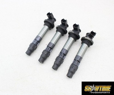11-26 SUZUKI GSXR600 GSXR750 IGNITION COILS COIL SPARK PLUG CAPS STICK SET