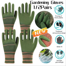 2 Pairs Gardening Gloves for Rose Pruning Cactus Blackberry and Yard Work