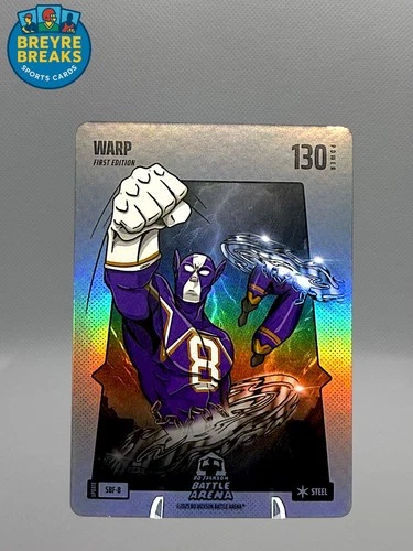 2025 Bo Jackson Battle Arena – WARP Silver Battlefoil SBF‑8 – Lamar Jackson