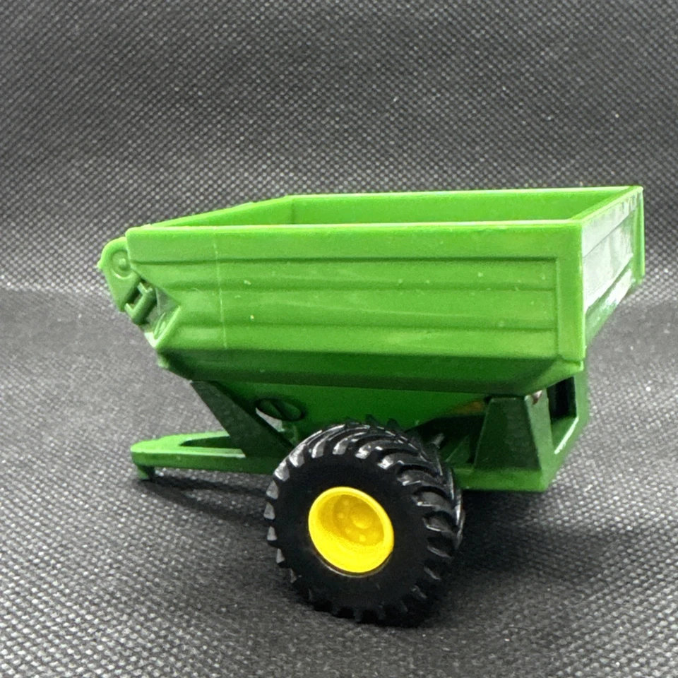 John Deere Ertl Grain Cart Toy Green Plastic Tomy 46587 3 inch - Image 3 of 4