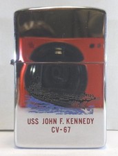 USS John F Kennedy CV 67 US Navy Aircraft Carrier Unused 1984
