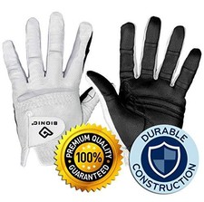 Bionic Men's RelaxGrip 2.0 Golf Gloves With Genuine Leather - PICK YOUR SIZE