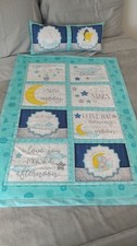 Baby Quilt Handmade With Decorative Matching Pillow
