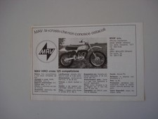 advertising Pubblicità 1977 MOTO MAV HIRO CROSS 125 COMPETIZIONE