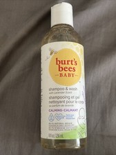 Burt's Bees Lavender Baby Shampoo  Wash, Calming  Tear Free,8 fl oz.