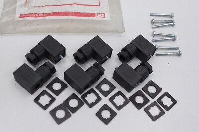 6x  NORGREN Gerätestecker Stecker MAgnetventil 09012019 OVP