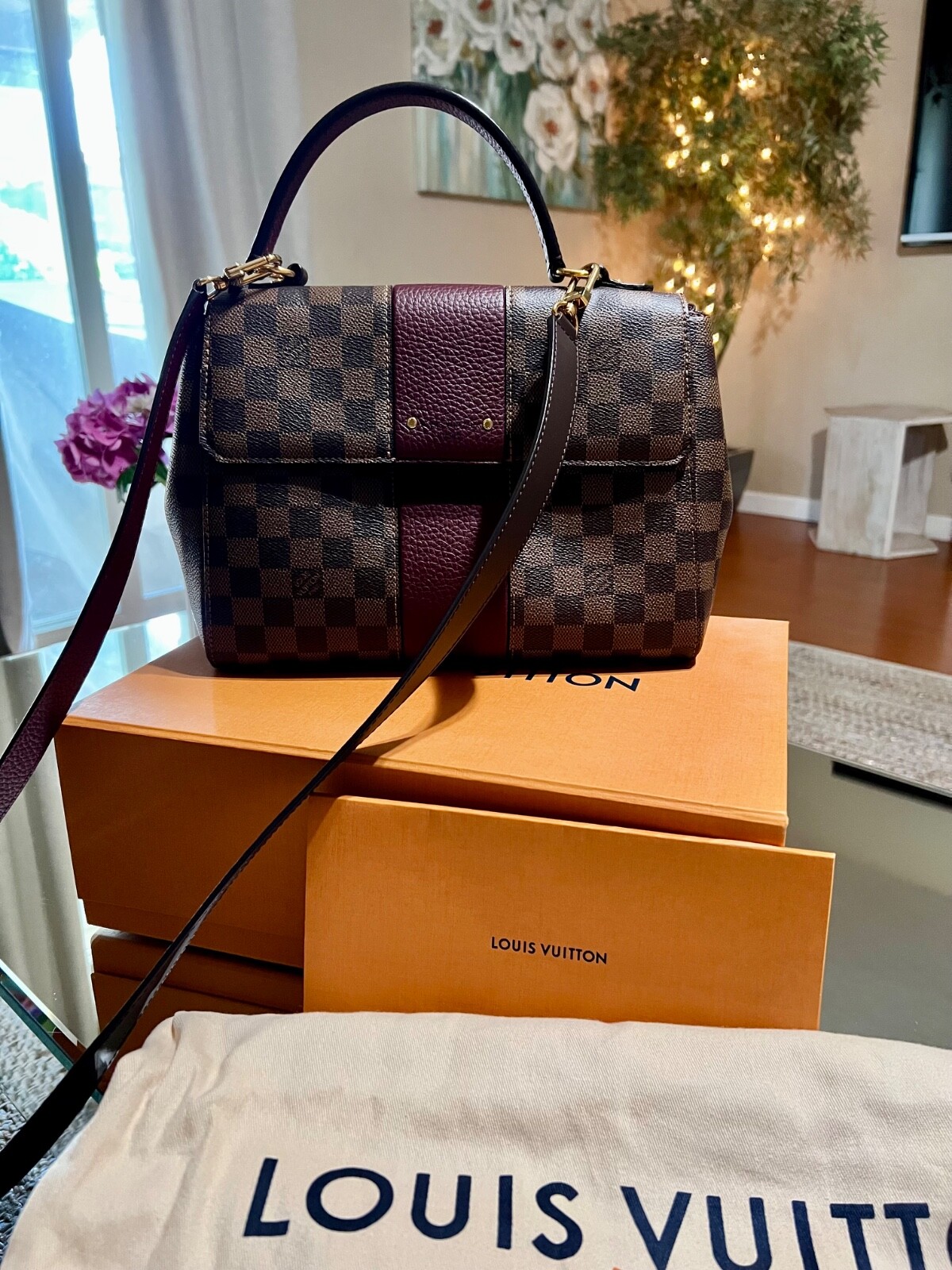 Authentic Louis Vuitton Damier Canvas Bond Street Bag