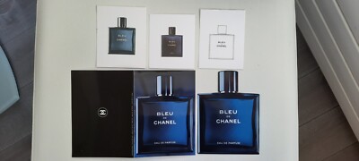 CHANEL Parfumkarten Konvolut BLAU von CHANEL (ter)