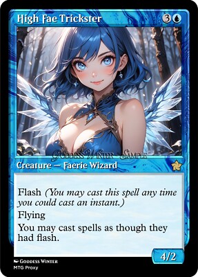 MTG - High Fae Trickster - Fanart Style - EDH / Playtest