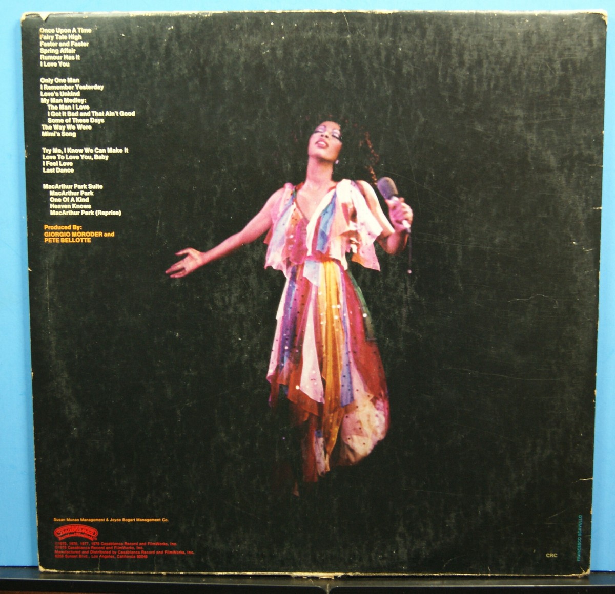 33 LP Vinyl Album Record Donna Summer 