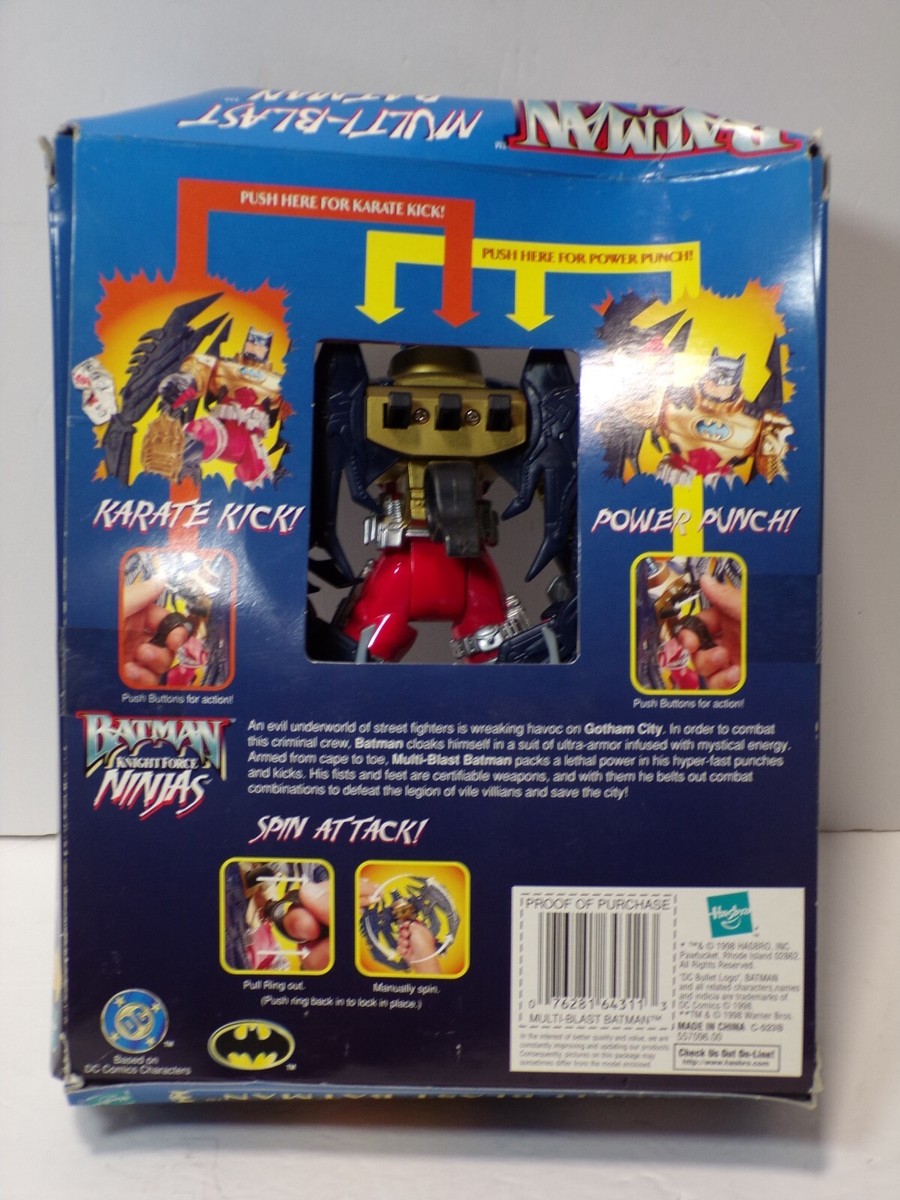 Batman Knight Force Ninjas 1998 DC Hasbro 