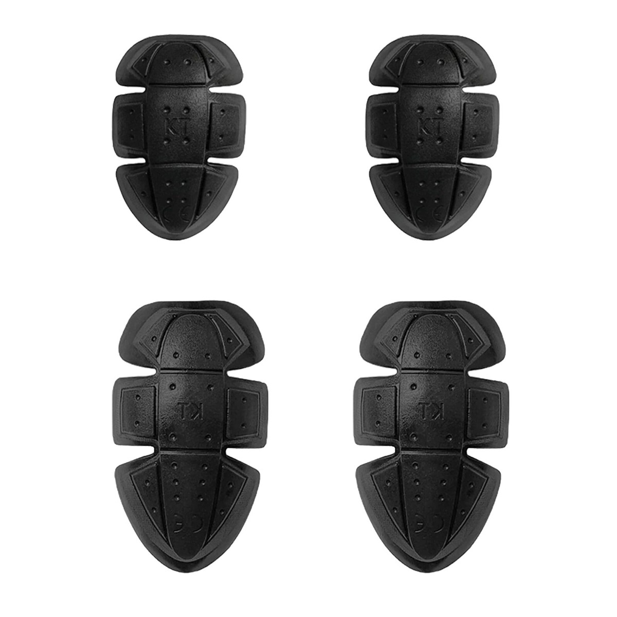 CE Level Rated Protective Pad Set for Motorcycle Jackets (Elbow  Shoulder)