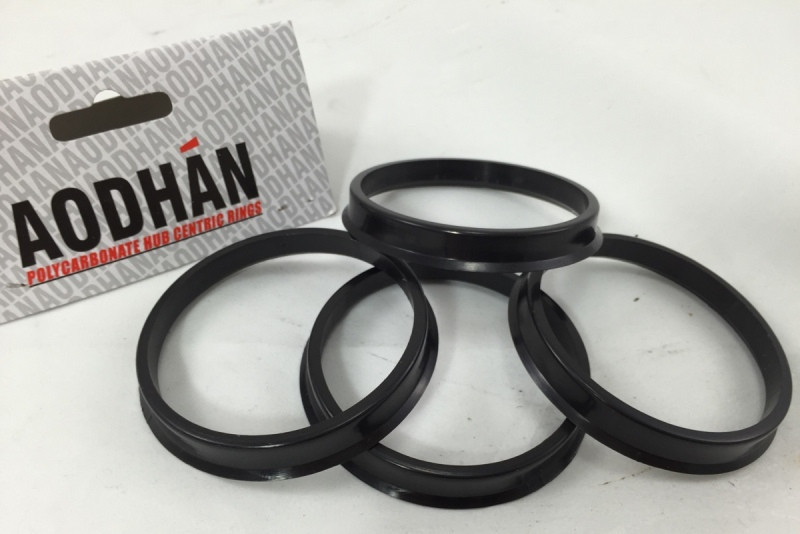シヴァンリンネ　パーツ 4 Aodhan 73.1 - 66.1 Hub Centric Rings Fits 350z 370z G35 G37 s