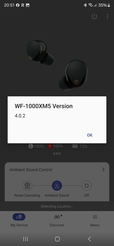 Sony WF-1000XM5 Truly Wireless Noise Cancelling (LEFT Earbuds Black) - Picture 4 of 4