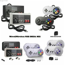 USB Wired/Wireless SNES /NES PC Gamepad Controller for Mac Windows PC Raspberry