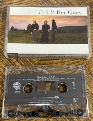 Bee Gees: ESP (1987 Cassette Tape) Warner Bros *FREE SHIPPING*