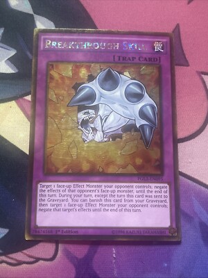 Breakthrough Skill - Gold Rare - PGL3-EN095 - 1st Edition Mp