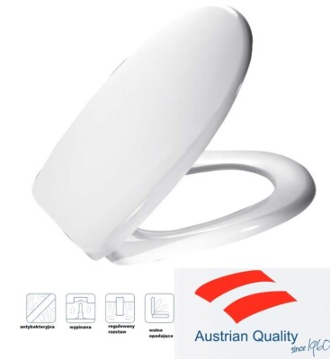 WC-Sitz passend Geberit Allia Paris ,weiß, SoftClose,für Toilettenschüssel 52 cm