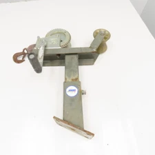 Shelby 5405 1400Lbs Dock Mount Boat Trailer Hand Winch 18' Line