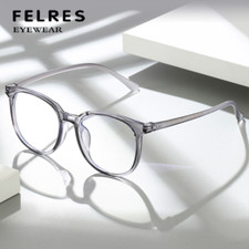 Men Women Square Anti Blue Light Fashion Eyeglasses Clear Lens Classic Glasses