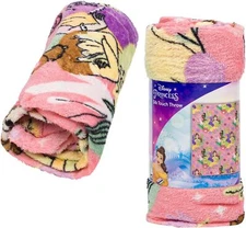 Disney Princess Soft Silky Fleece Throw 40"x50" Kids Blanket