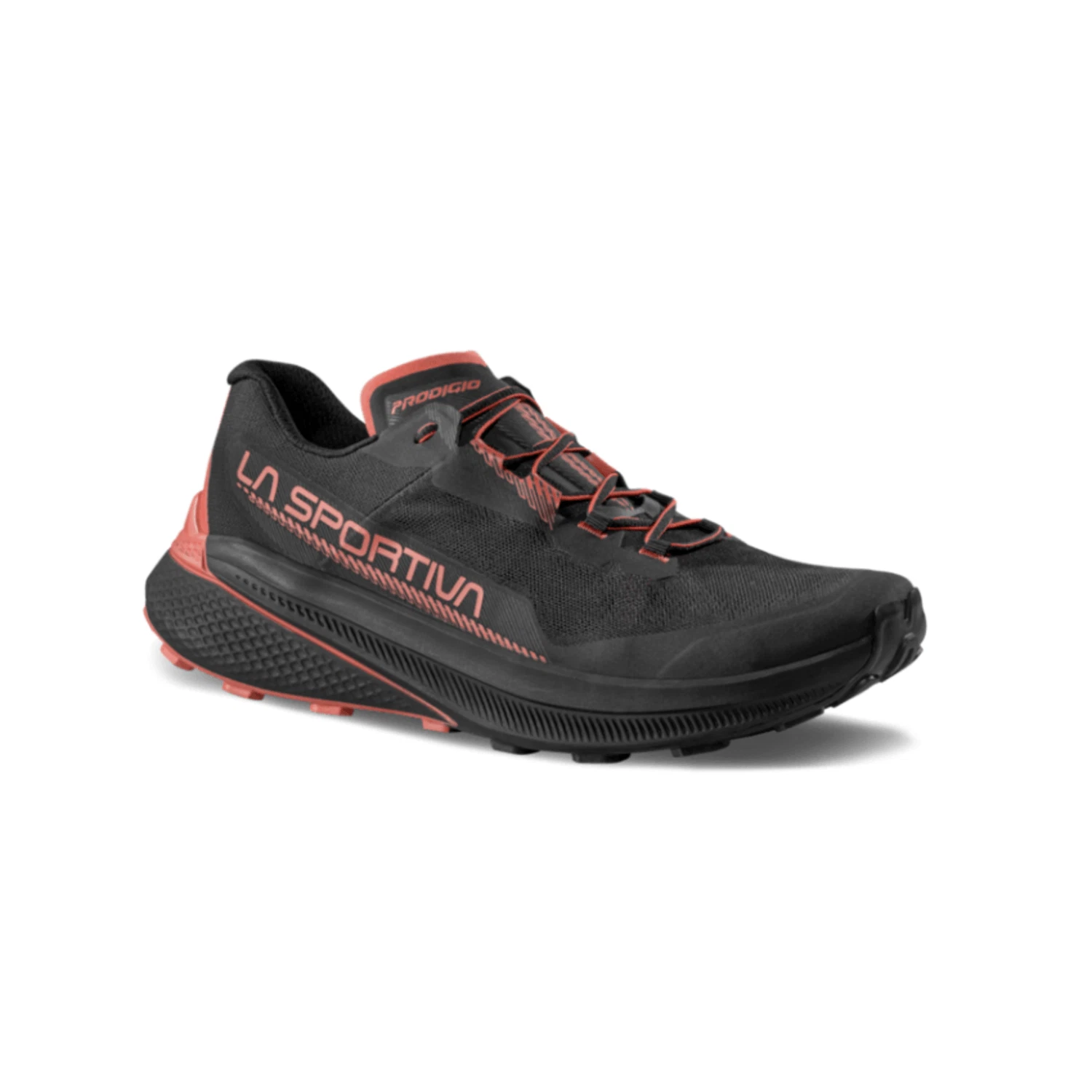 La Sportiva Prodigy Black Tango Red Trail Running Shoes New 40 41 42 43 44