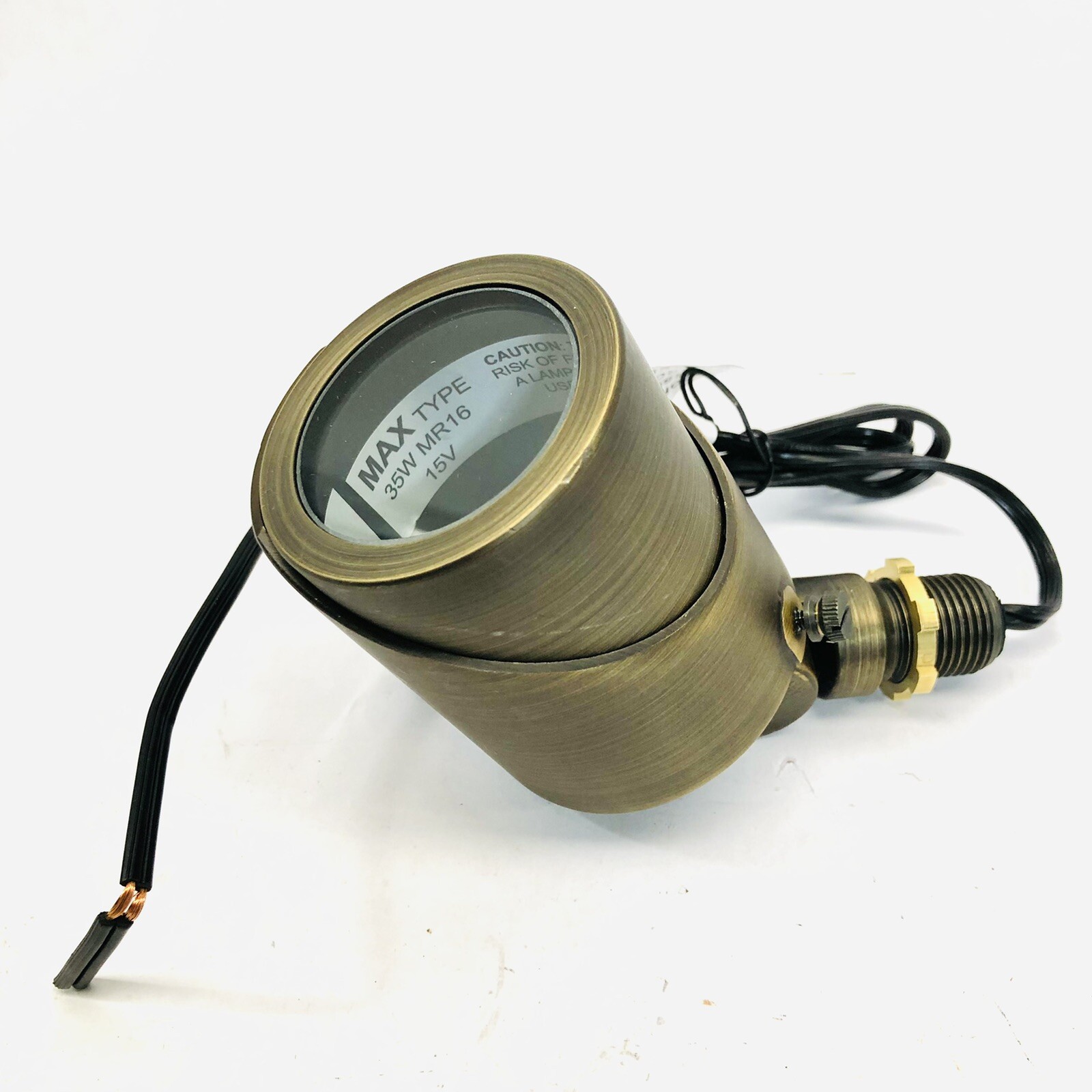 CAST BRASS SPOTLIGHT MAX TYPE 35W MR16 15V eBay