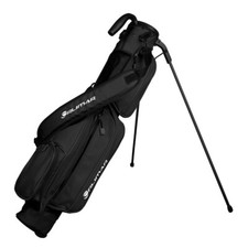 Orlimar Pitch 'N Putt Elite Synthetic Leather Sunday Stand Golf Bag Black New