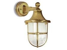 Applique In Ottone Moretti Luce Classico Per Esterno Da Parete Giardino 