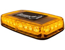 Buyers 8891040 Led Rect Mag Perm Mount Emergency Amber Mini Light Bar Towplow