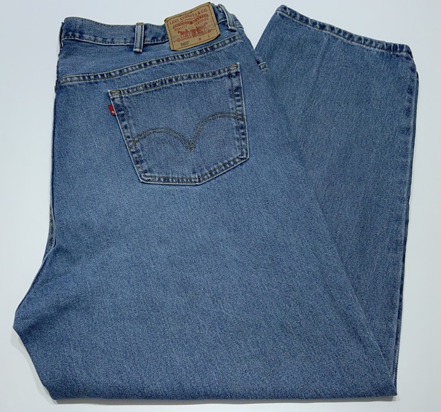 Levi's 560 Dark Wash Jeans Mens Size 46 X 29 Big and Tall Comfort Fit for sale online | eBay