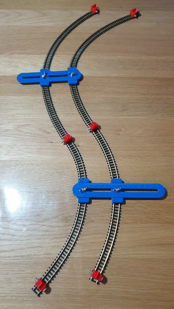 Märklin Weihnachtszug 2x Gleisabstandslehre Parallelgleislehre
