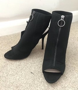 zara open toe ankle boots