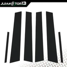 Window Pillar Posts Molding Cover Door Trims Fit For 2006-2011 Honda Civic Sedan