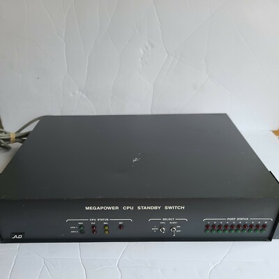 Megapower CPU Standby Switch Used American Dynamics  Rack mount